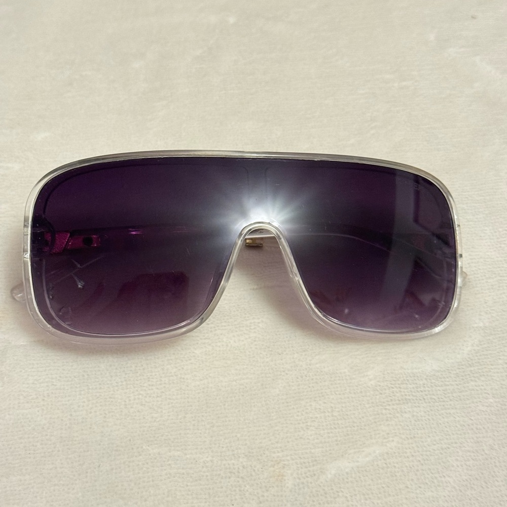 Burberry Clear See Through Frame Sunglasses